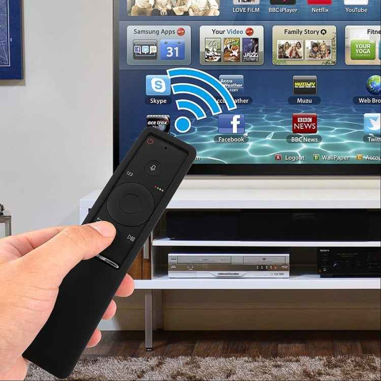Non-slip Texture Washable Silicone Remote Control Cover for Samsung Smart TV Remote Controller, Smart TV(Red), Smart TV(Black), Smart TV(Dark Blue), Smart TV(Green), Smart TV(Blue) - HoMEdemic™ 
