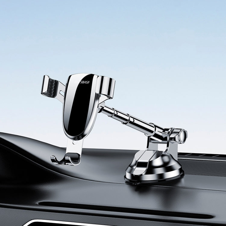 OATSBASF 03513 Phone Car Magnetic Telescopic Bracket Suction Cup Type Navigation Mobile Phone Bracket(Graphite Black) - HoMEdemic™ 