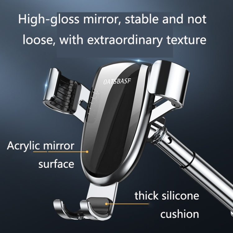 OATSBASF 03513 Phone Car Magnetic Telescopic Bracket Suction Cup Type Navigation Mobile Phone Bracket(Graphite Black) - HoMEdemic™ 