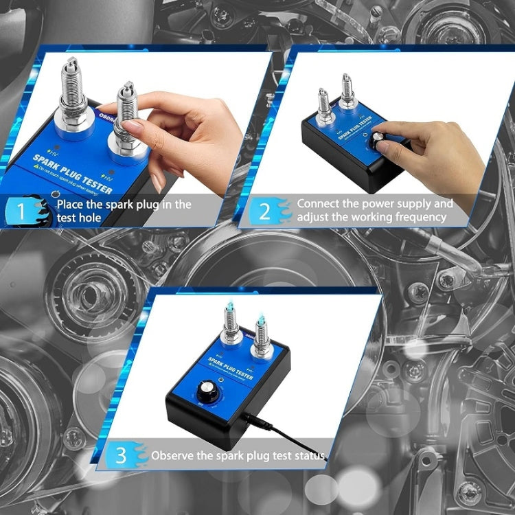 OBDResource High-Pressure Adjustable Dual-Hole Spark Plug Ignition Detector(EU Plug) - HoMEdemic™ 