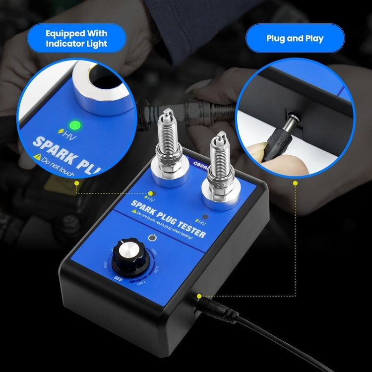 OBDResource High-Pressure Adjustable Dual-Hole Spark Plug Ignition Detector(US Plug) - HoMEdemic™ 