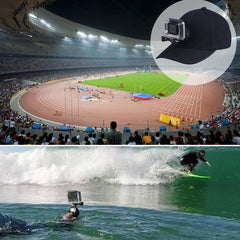 Outdoor Sun Hat Topi Baseball Cap with Camera Stand Holder Mount for GoPro & SJCAM & Xiaomi Xiaoyi Sport Action Camera - HoMEdemic™ 