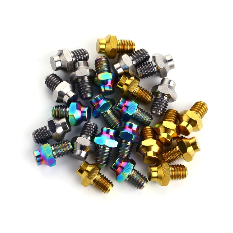 8 PCS/Set Titanium Alloy Bicycle Pedal Anti-slip Screw M4