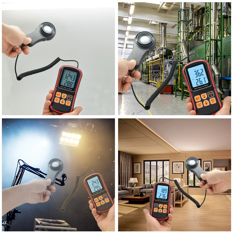 BENETECH GM1030 Portable Split Digital Illuminometer LUX Meter, GM1030 - HoMEdemic™ 