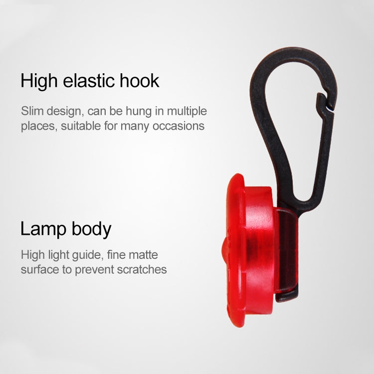 5 PCS Camping Night Running Arm Luminous Hanging Buckle Safety Light, 5 PCS afety Light, 5 PCS Safety Light