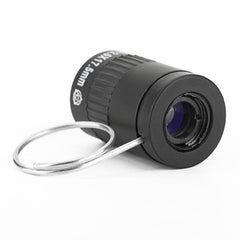 2.5x17.5mm Mini Pocket Miniature Telescope with Finger Buckle, 2.5x17.5 Black, 2.5x17.5 Gold - HoMEdemic™ 