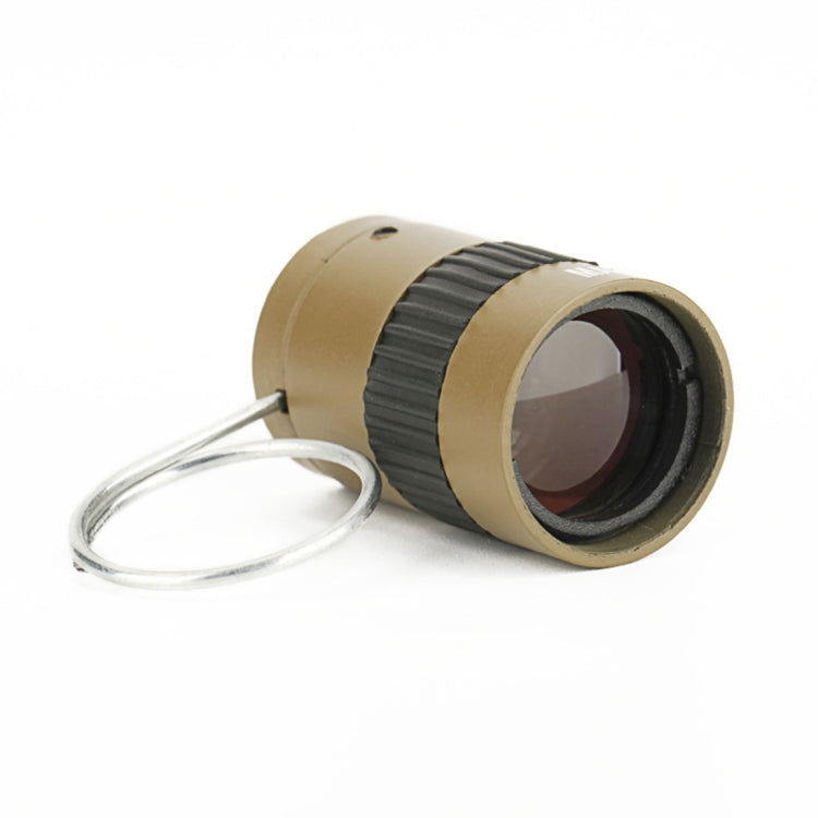 2.5x17.5mm Mini Pocket Miniature Telescope with Finger Buckle, 2.5x17.5 Black, 2.5x17.5 Gold - HoMEdemic™ 