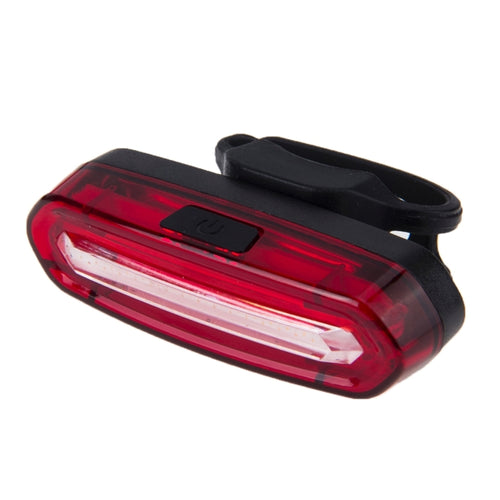 AQY-096 IPX4 Detachable USB Rechargeable Single Color LED Bike Taillight, (Red, White
