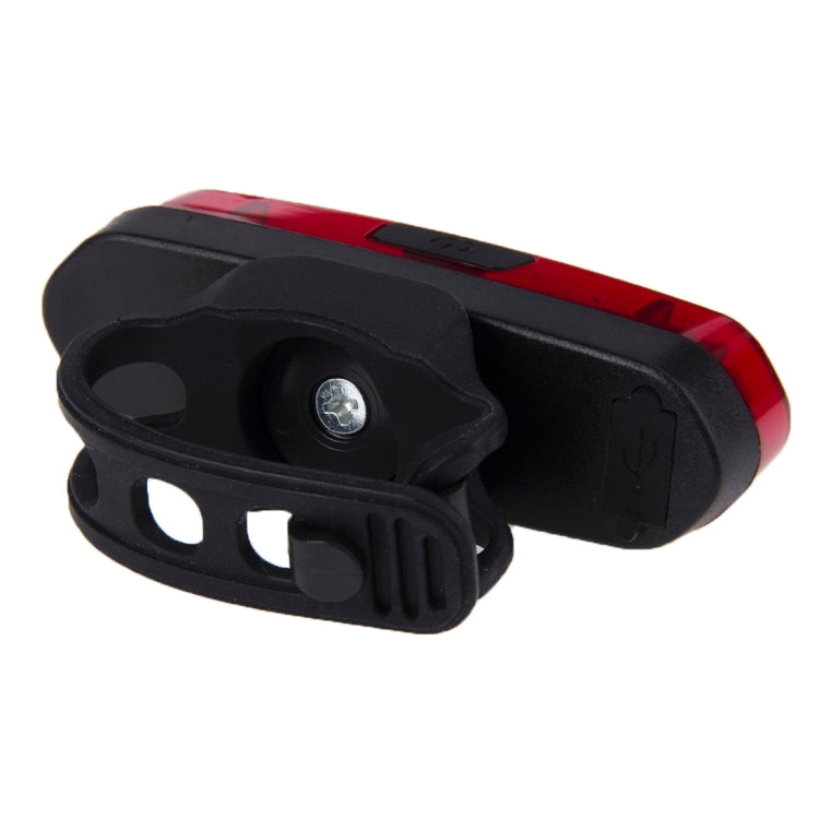 AQY-096 IPX4 Detachable USB Rechargeable Single Color LED Bike Taillight, (Red, White - HoMEdemic™ 