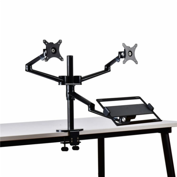 OL-10T Clip-on Desktop Stand Dual Computer Monitor Riser Bracket Laptop Holder - HoMEdemic™ 