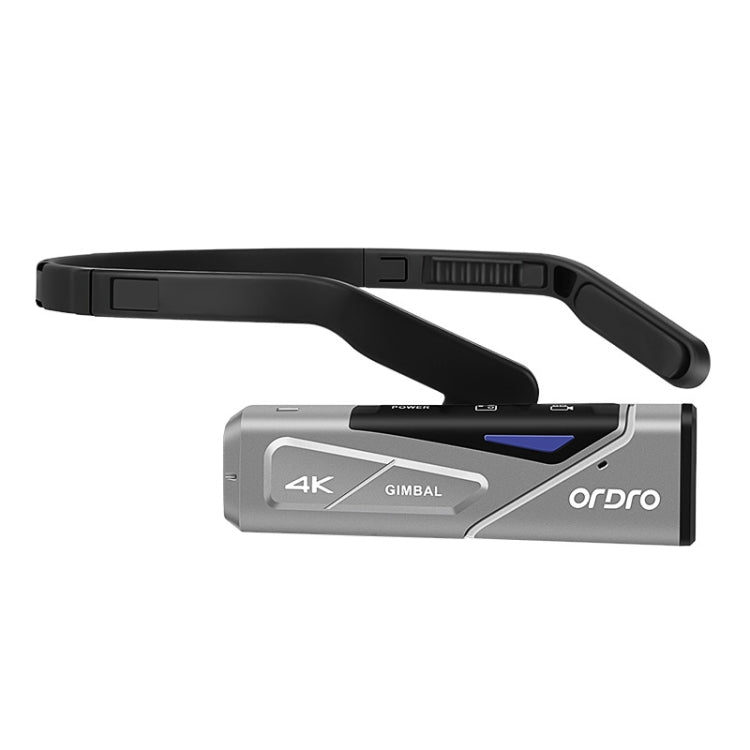 ORDRO EP7 4K Head-Mounted  Auto Focus Live Video Smart Sports Camera, Style:Without Remote Control(Silver Black) - HoMEdemic™ 