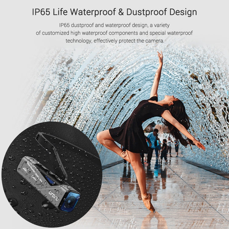 ORDRO EP7 4K Head-Mounted  Auto Focus Live Video Smart Sports Camera, Style:Without Remote Control(Silver Black) - HoMEdemic™ 