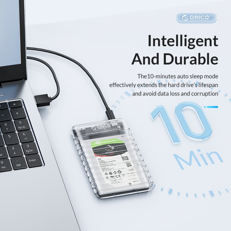 ORICO 2139C3-V1 2.5 inch USB3.0 Hard Disk External Case(Transparent) - HoMEdemic™ 