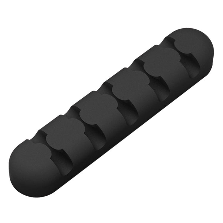 ORICO CBS5 Silicone Material Desktop Cable Manager Winder Fixer, Size: 9.6*2*1.2cm(Black) - HoMEdemic™ 