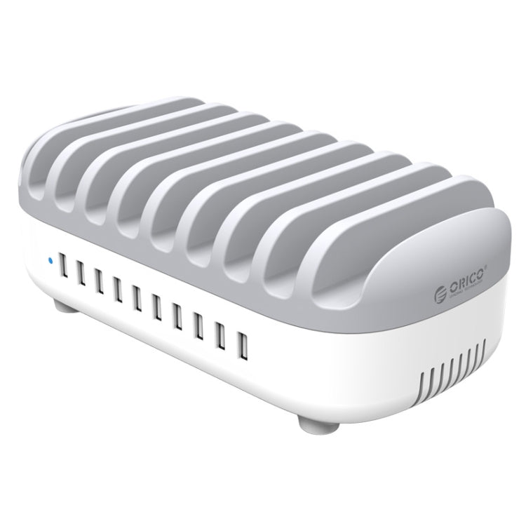 ORICO DUK-10P-DX 120W 5V 2.4A 10 Ports USB Charging Station, UK Plug(White) - HoMEdemic™ 