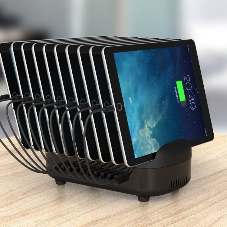 ORICO DUK-10P-DX 120W 5V 2.4A 10 Ports USB Charging Station, US Plug(Black) - HoMEdemic™ 