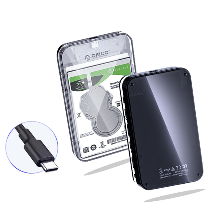 ORICO DZ25C3-CR 2.5-inch Type-C 5Gbps External Storage HDD Case(Black) - HoMEdemic™ 