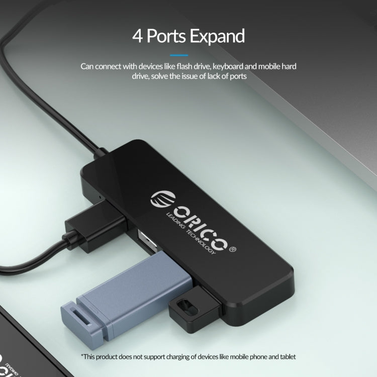 ORICO FL01-BK 4 Ports USB 2.0 HUB Expand Converter(Black) - HoMEdemic™ 