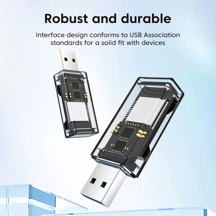 OTG Converter USB To SD/TF 2 In 1 Multi-Function Transparent Card Reader - HoMEdemic™ 