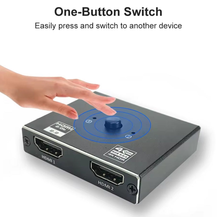 OZ 4K 60Hz 2 in 1 Out Two Ways HDMI Switcher - HoMEdemic™ 