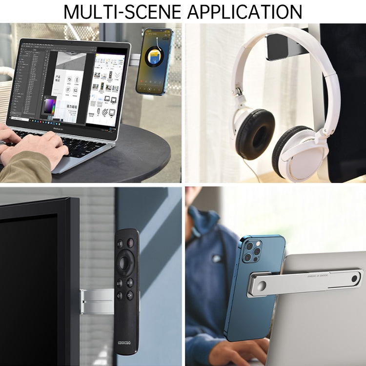 Oatsbasf  Mobile Phone Computer Sync Screen Aluminum Alloy Bracket Computer Expansion Bracket(Gray) - HoMEdemic™ 