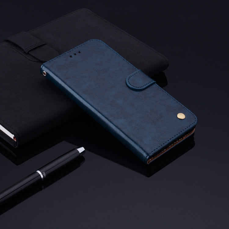 Oil Wax Texture Shockproof Flip Leather Phone Case For iPhone 15 Pro(Blue) - HoMEdemic™ 