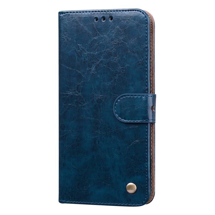 Oil Wax Texture Shockproof Flip Leather Phone Case For iPhone 15 Pro(Blue) - HoMEdemic™ 