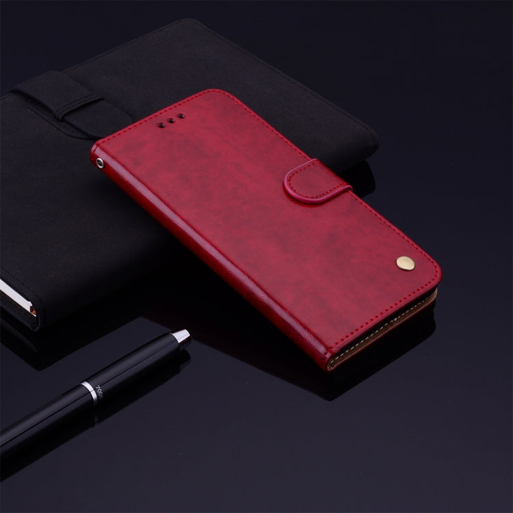 Oil Wax Texture Shockproof Flip Leather Phone Case For iPhone 15 Pro(Red) - HoMEdemic™ 
