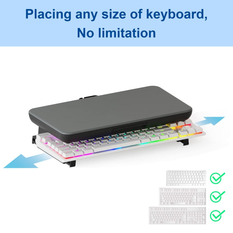 Oimaster Monitor Stand Riser Adjustable Height Laptop Bracket With Storage Drawer, Spec: Basic - HoMEdemic™ 