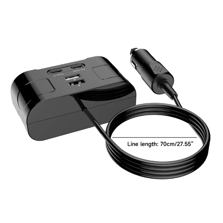One to Four Car Charger Multifunctional Adapter Expansion Port - HoMEdemic™ 