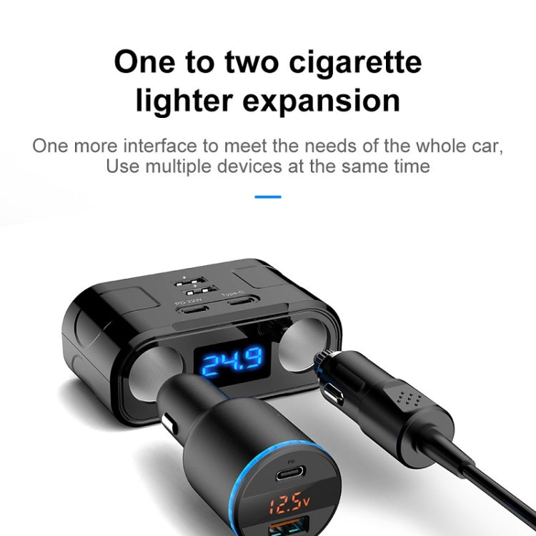 One to Four Car Charger Multifunctional Adapter Expansion Port - HoMEdemic™ 