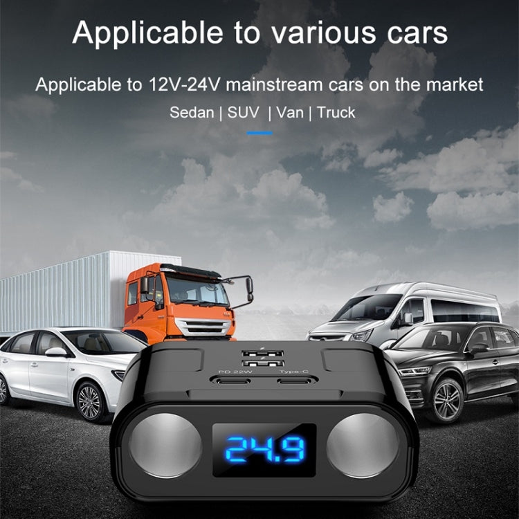 One to Four Car Charger Multifunctional Adapter Expansion Port - HoMEdemic™ 