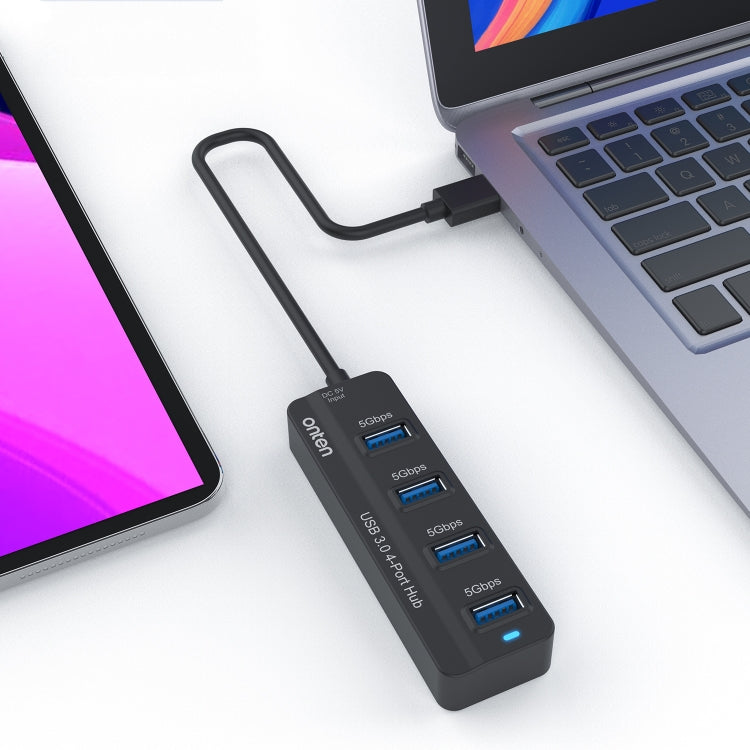 Onten 5305 4 in 1 USB3.0 4-Ports HUB Docking Station - HoMEdemic™ 