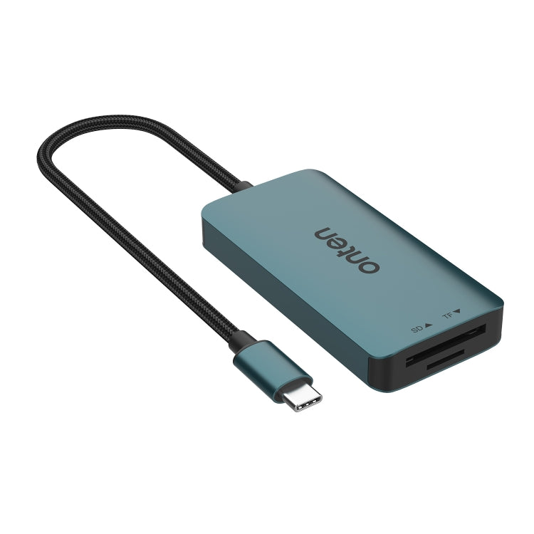 Onten C12 3 in 1 USB-C / Type-C to CFepress Type-A & SD & TF Card Reader(Pine Green) - HoMEdemic™ 