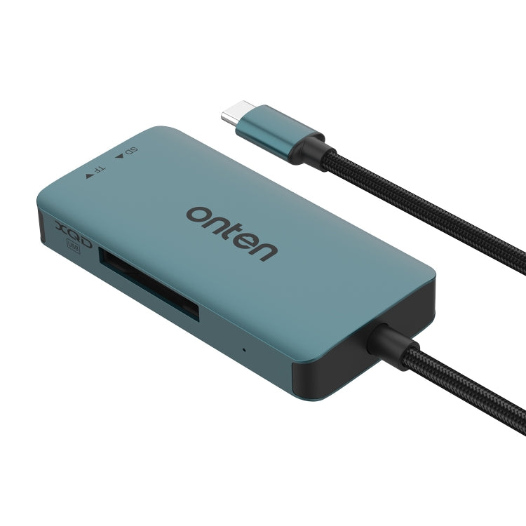 Onten C13 3 in 1 USB-C / Type-C to XQD & SD & TF Card Reader(Pine Green) - HoMEdemic™ 
