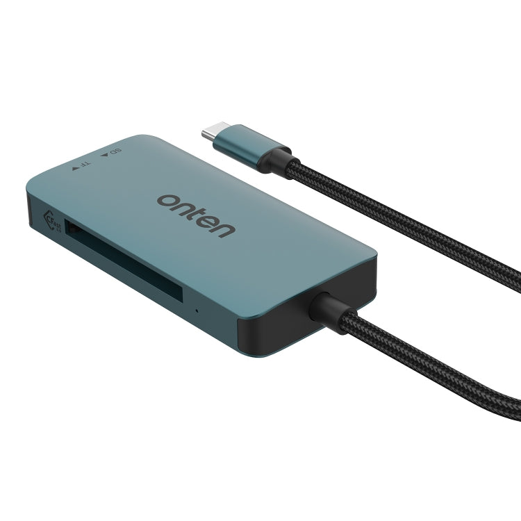 Onten C15 3 in 1 USB-C / Type-C to CFast 2.0 & SD & TF Card Reader(Pine Green) - HoMEdemic™ 