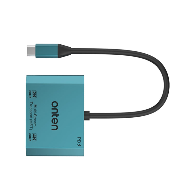 Onten M205 3 in 1 Type-C to HDMI+VGA+PD Fast Charge Video Converter (Green) - HoMEdemic™ 