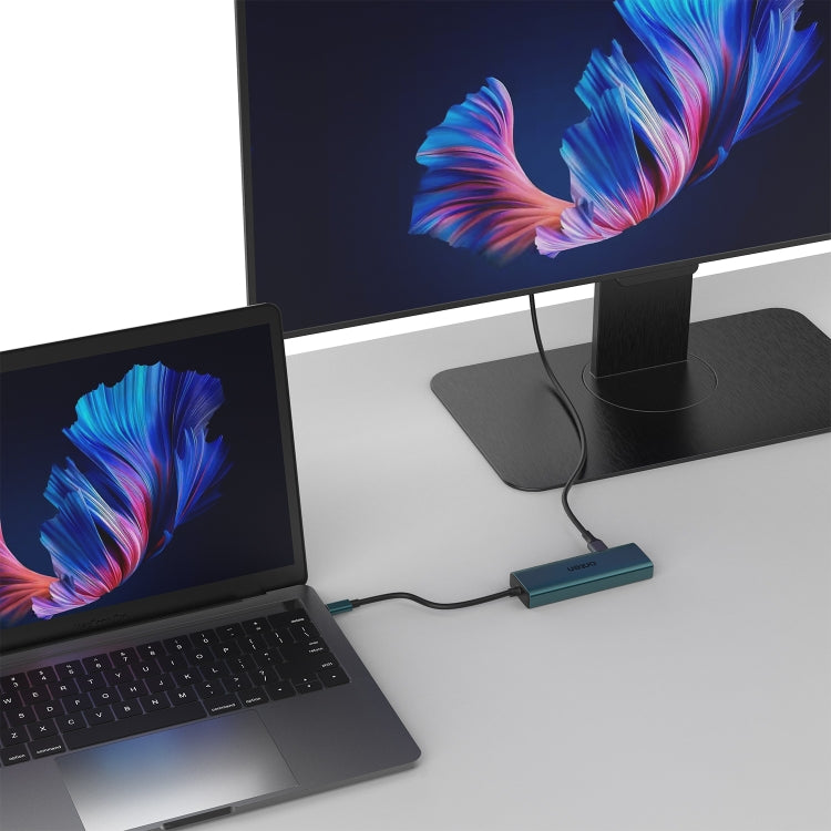 Onten UC125 5 in 1 USB-C / Type-C to HDMI+USB3.0+PD3.0 Multi-function HUB with 100Mbps Network Card - HoMEdemic™ 