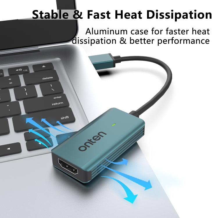 Onten US331 USB Video Capture Card, Length:1.3m(Green) - HoMEdemic™ 