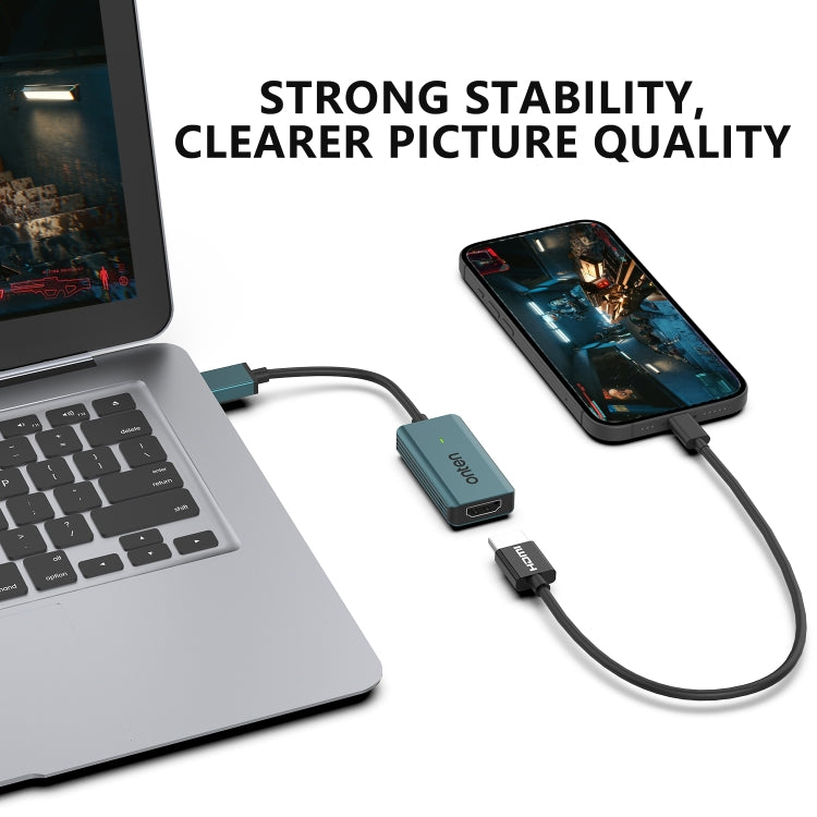 Onten US331 USB Video Capture Card, Length:1.3m(Green) - HoMEdemic™ 