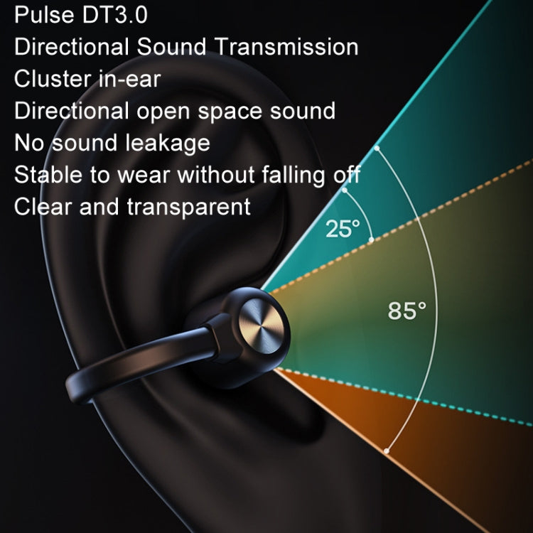 OpenBuds P2 Clip-On Bone Conduction Bluetooth Earphone Sports Music Wireless Earphone(Black) - HoMEdemic™ 