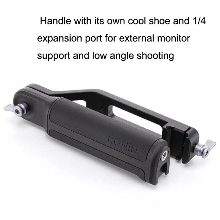 Original Handheld Adapter Handle For DJI RS 3 / RS 3 Pro / RS 2 / RSC 2 (Black) - HoMEdemic™ 