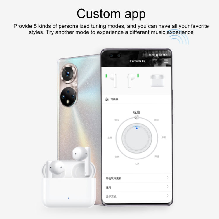 Original Honor Earbuds X2 True Wireless Bluetooth Earphone (Iceland White) - HoMEdemic™ 
