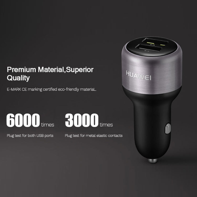 Original Huawei CP31 18W Max Dual USB Port Fast Charging Car Charger (Grey) - HoMEdemic™ 
