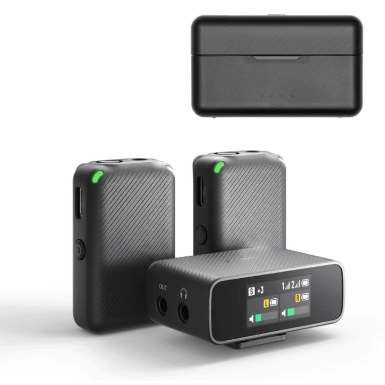 Original Wireless Transmission With OLED Touch Screen For DJI Mic, Model:2 Transmitters 1 Receiver - HoMEdemic™ 