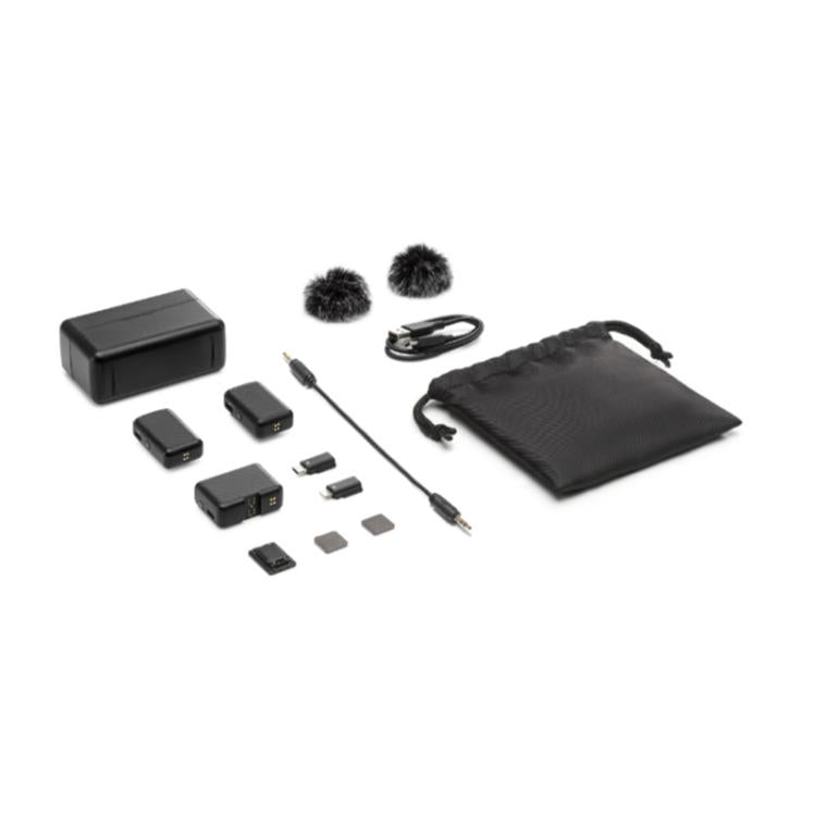 Original Wireless Transmission With OLED Touch Screen For DJI Mic, Model:2 Transmitters 1 Receiver - HoMEdemic™ 