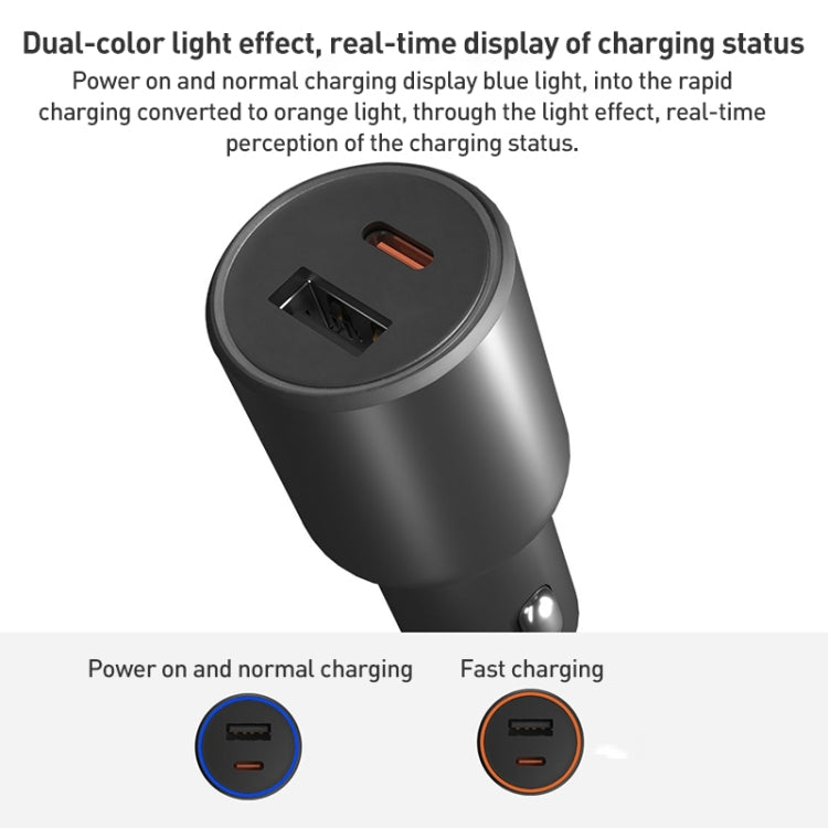 Original Xiaomi 43W Dual Ports USB + USB-C / Type-C Car Charger 1A1C(Black) - HoMEdemic™ 