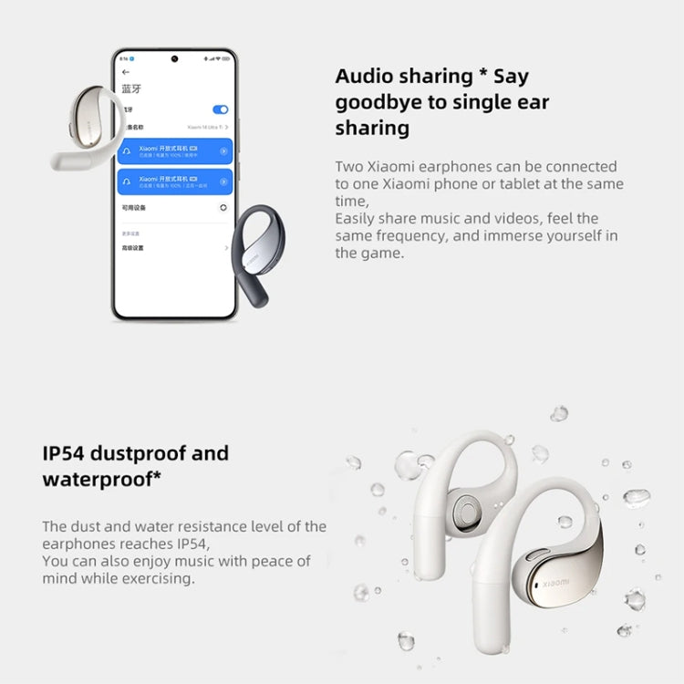 Original Xiaomi Bluetooth 5.3 Open-Ear Wireless Bluetooth Earbuds (Gold) - HoMEdemic™ 