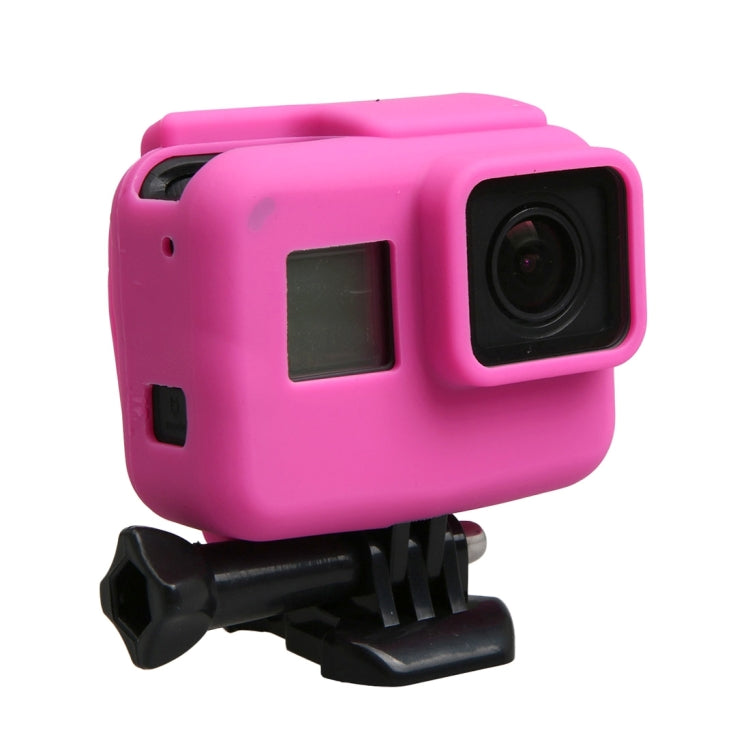 Original for GoPro HERO5 Silicone Border Frame Mount Housing Protective Case Cover Shell(Pink) - HoMEdemic™ 