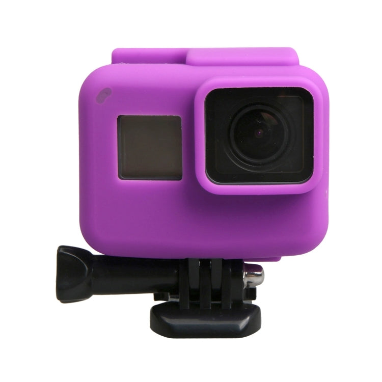 Original for GoPro HERO5 Silicone Border Frame Mount Housing Protective Case Cover Shell(Purple) - HoMEdemic™ 